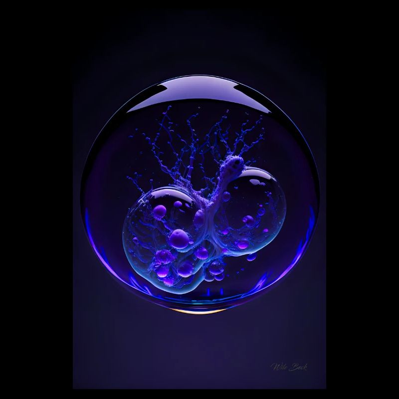 Kaos dans une bulle violette 4