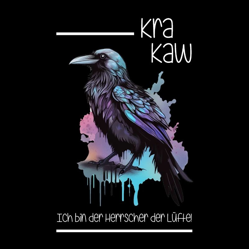 Rabe Kra Kaw Ich Bin Der Herrscher Der Lüfte