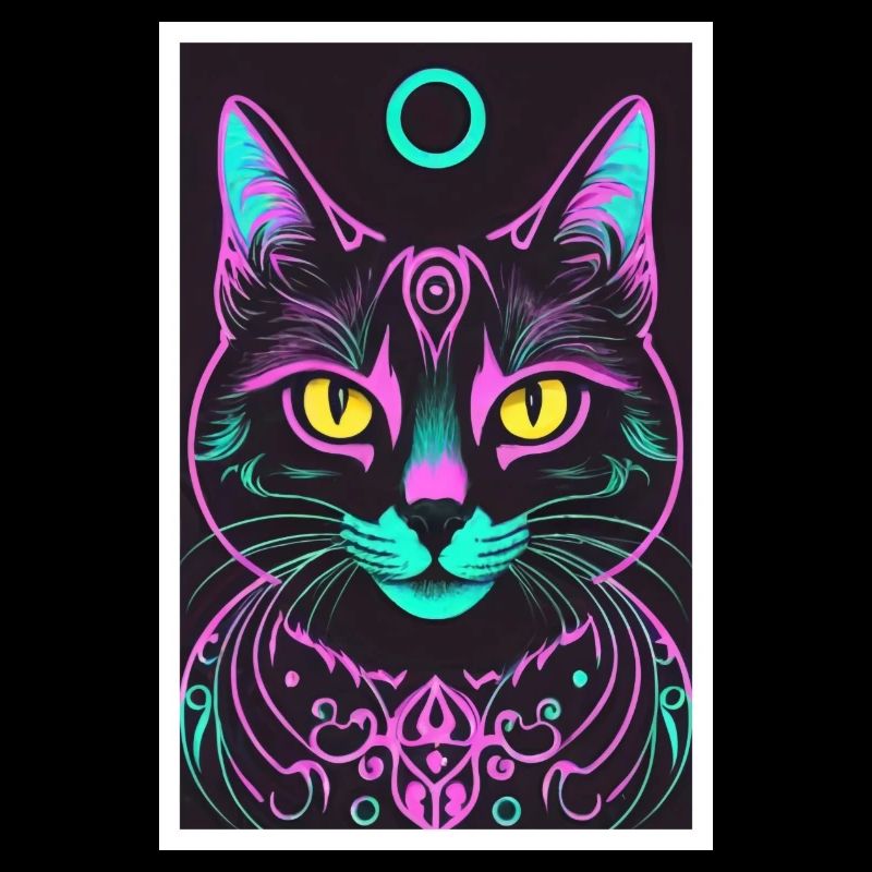 Chat mignon Pop Art Art moderne