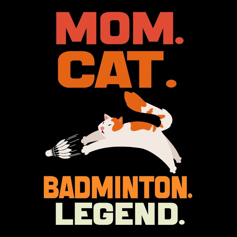 Mama Katze Badminton Legende Badminton Mama Katze Geschenk