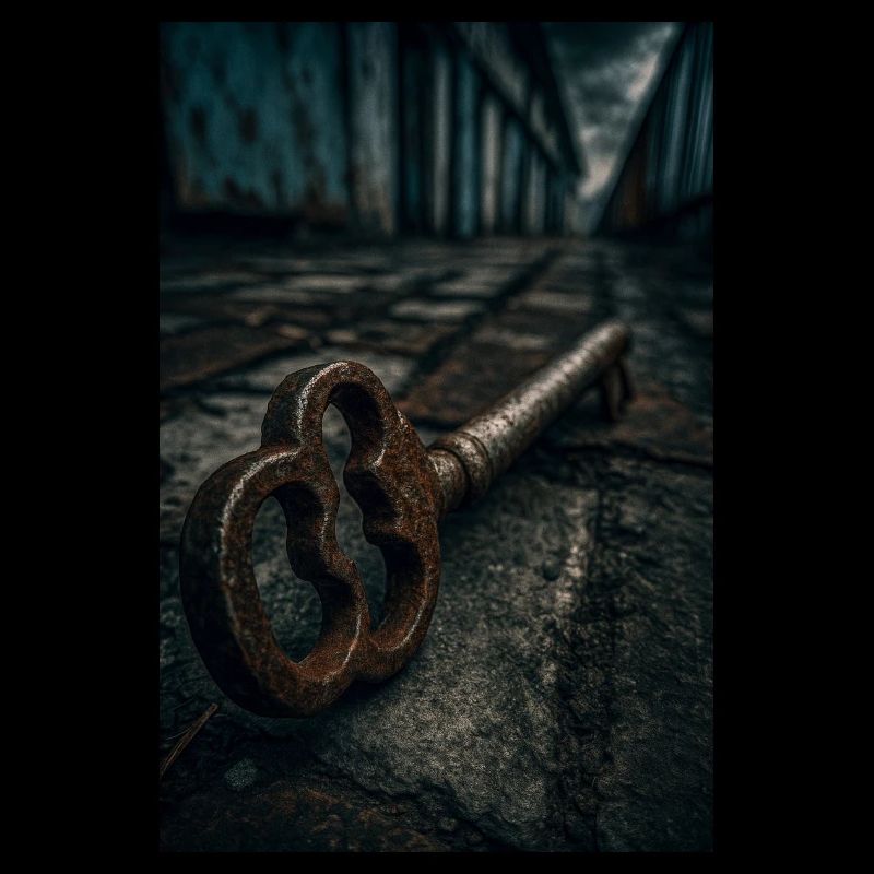 Clé rouillée des secrets oubliés