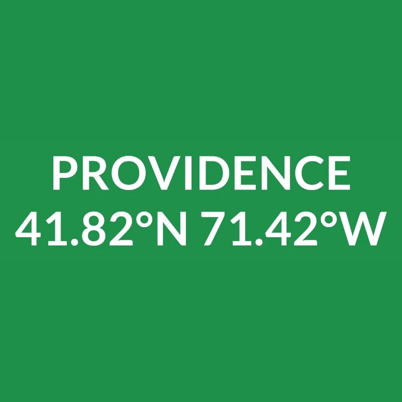 Providence, Rhode Island, USA Coordinates