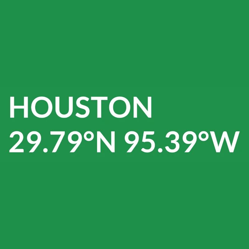 Houston, Texas, USA Coordinates