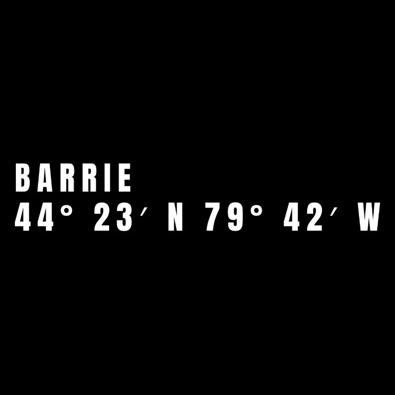 Barrie, Canada Coordonnées