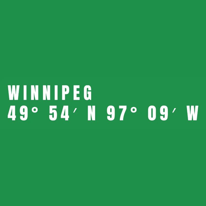 Coordonnées de Winnipeg, Canada