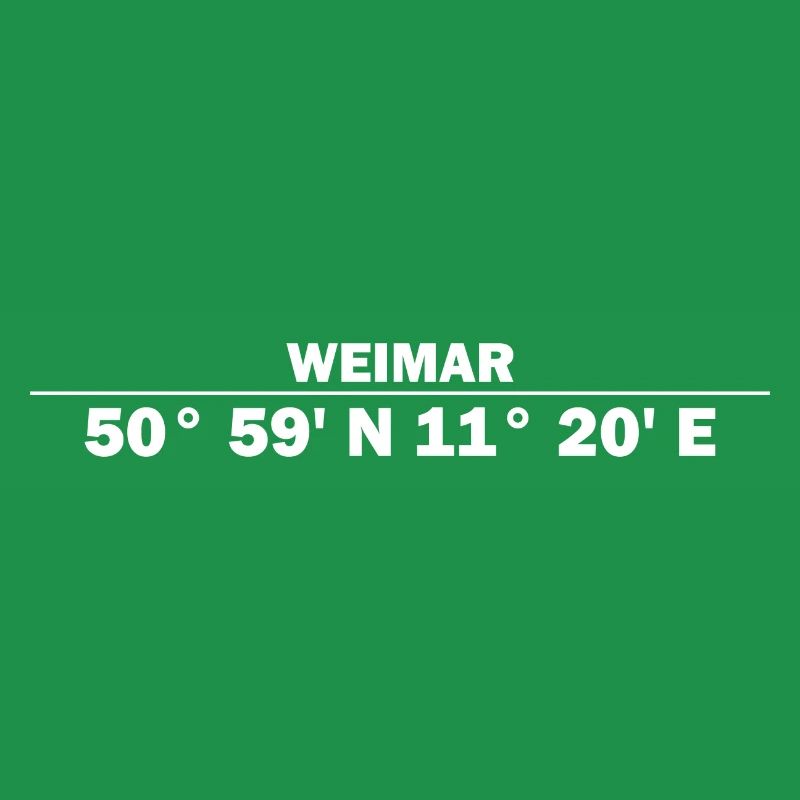 Coordonnées de Weimar