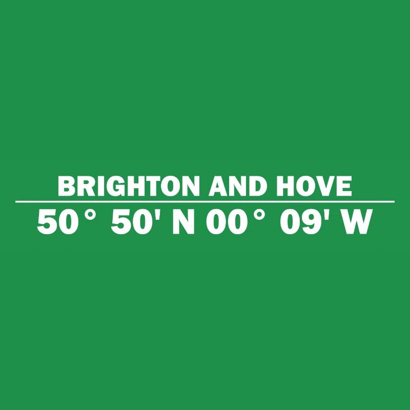 Brighton and Hove coordinates