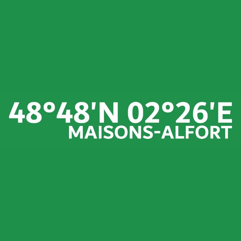 Maisons-Alfort Coordinates