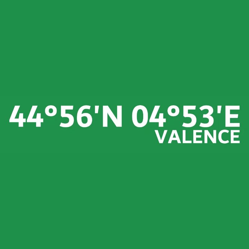 Coordonnées de Valence