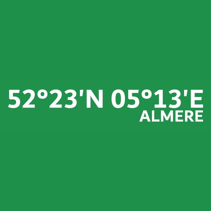 Coordonnées d’Almere