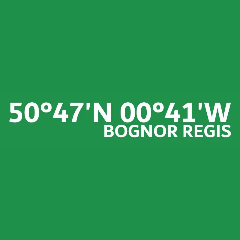 Coordonnées Bognor Regis