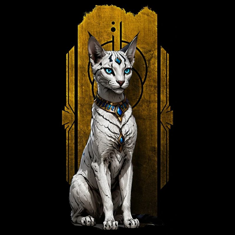 Majesté vigilante de Bastet : Protecteur du divin