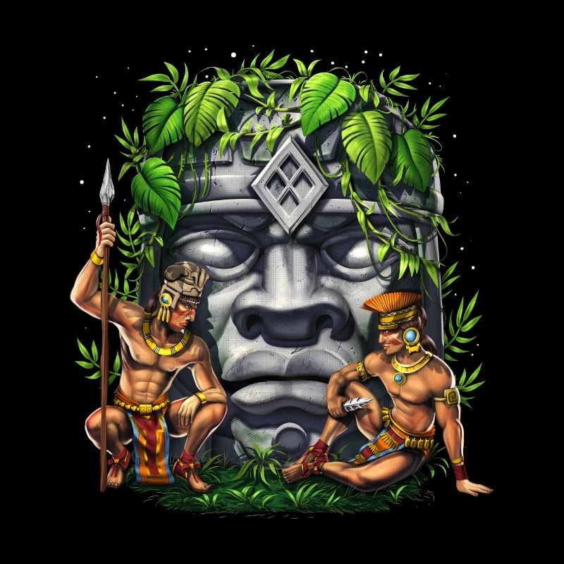 Olmec Head Warriors