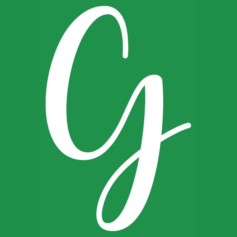 Calligraphy, initial G