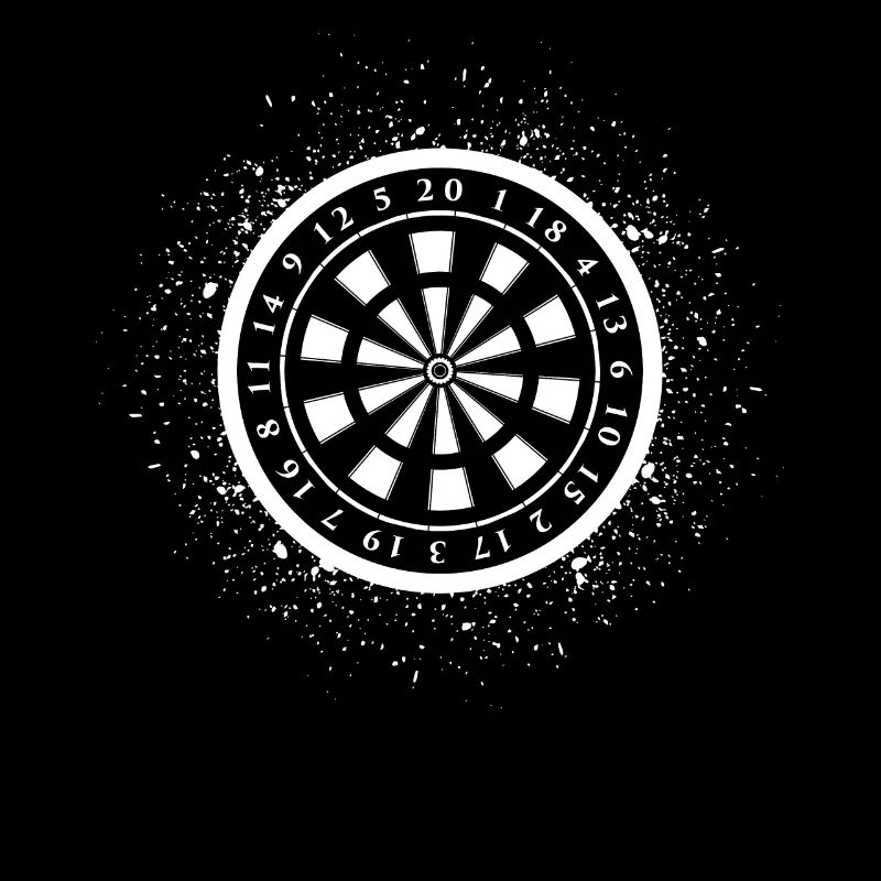 Funkelnder Kreis - Dartscheibe -