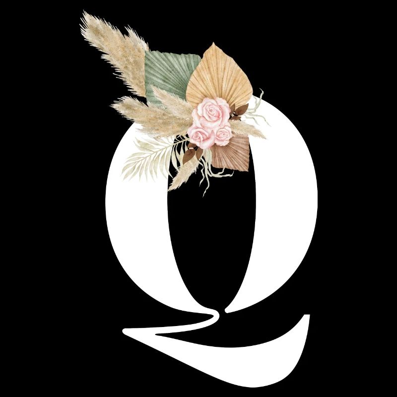 Buchstabe Q Blumen