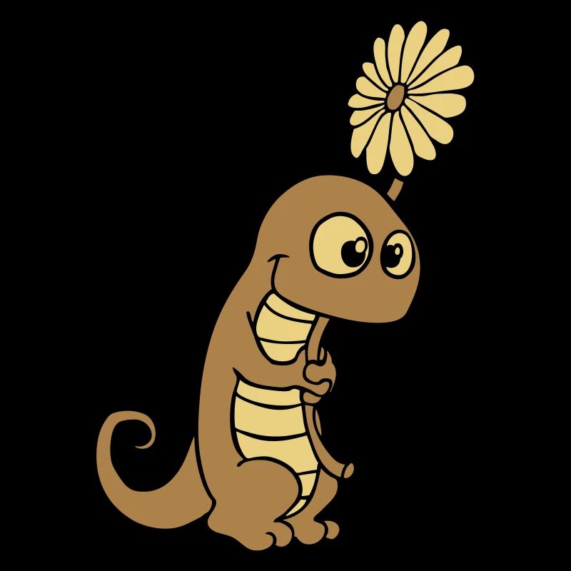 lezard fleur