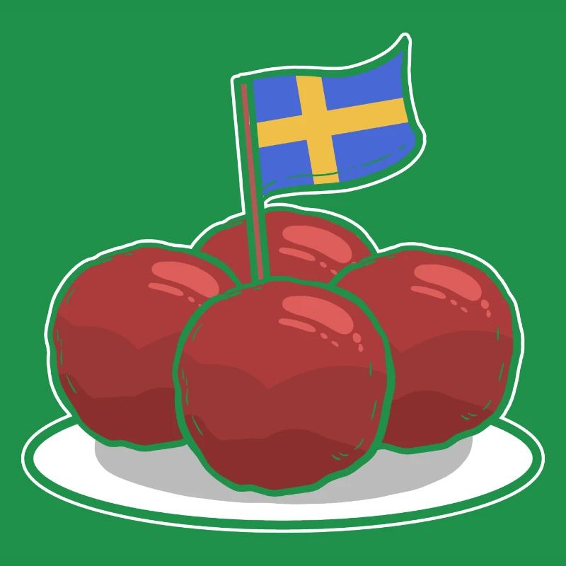 Schweden Schwedisch Fleischbällchen