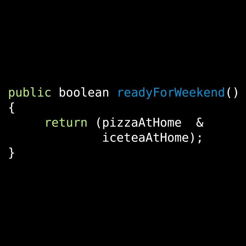 JAVA CODE - READY FOR WEEKEND