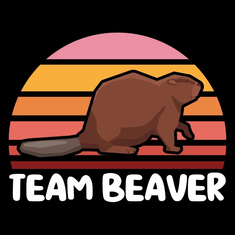 Team Biber Biber Holzarbeiter Biber Liebhaber