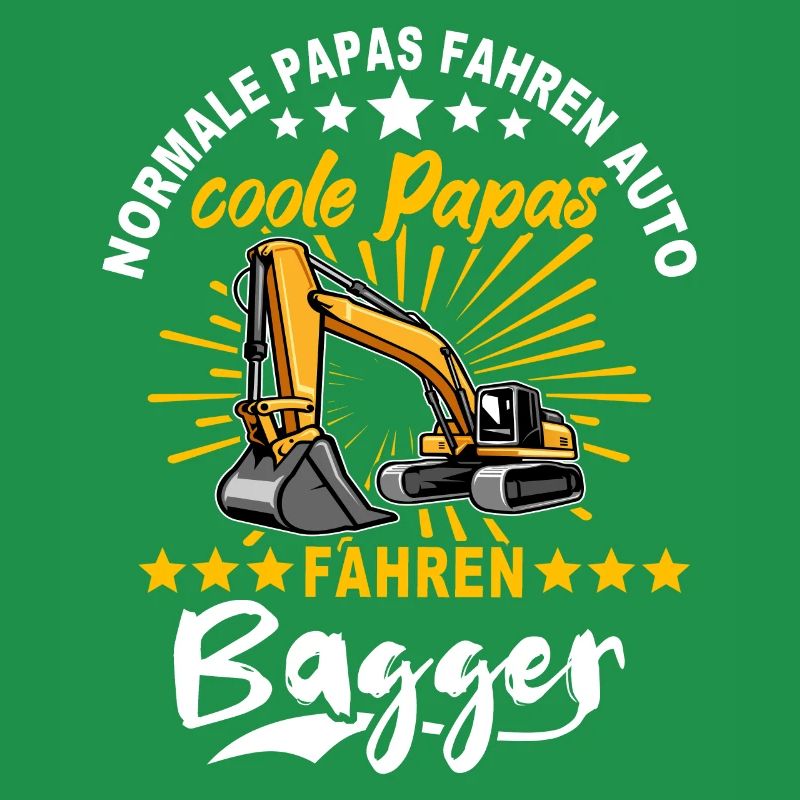 Baggerfahrer Papa Baggerführer