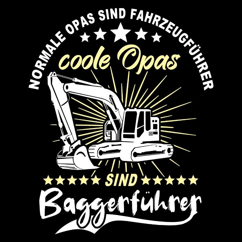Opa Baggerfahrer