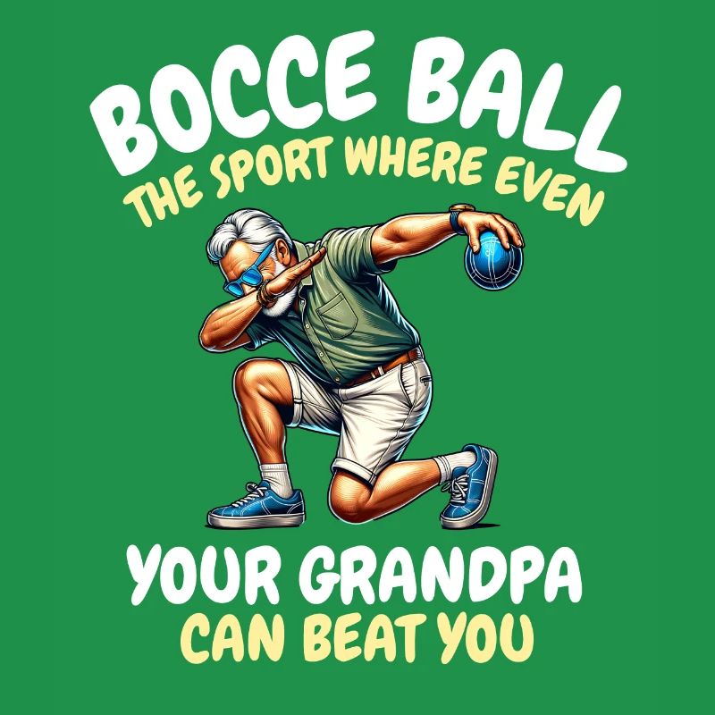Lustiger Bocce Ball Spruch