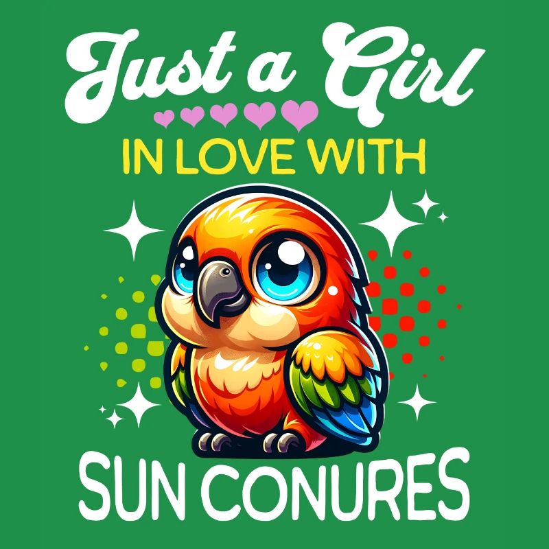 Fille perruche soleil