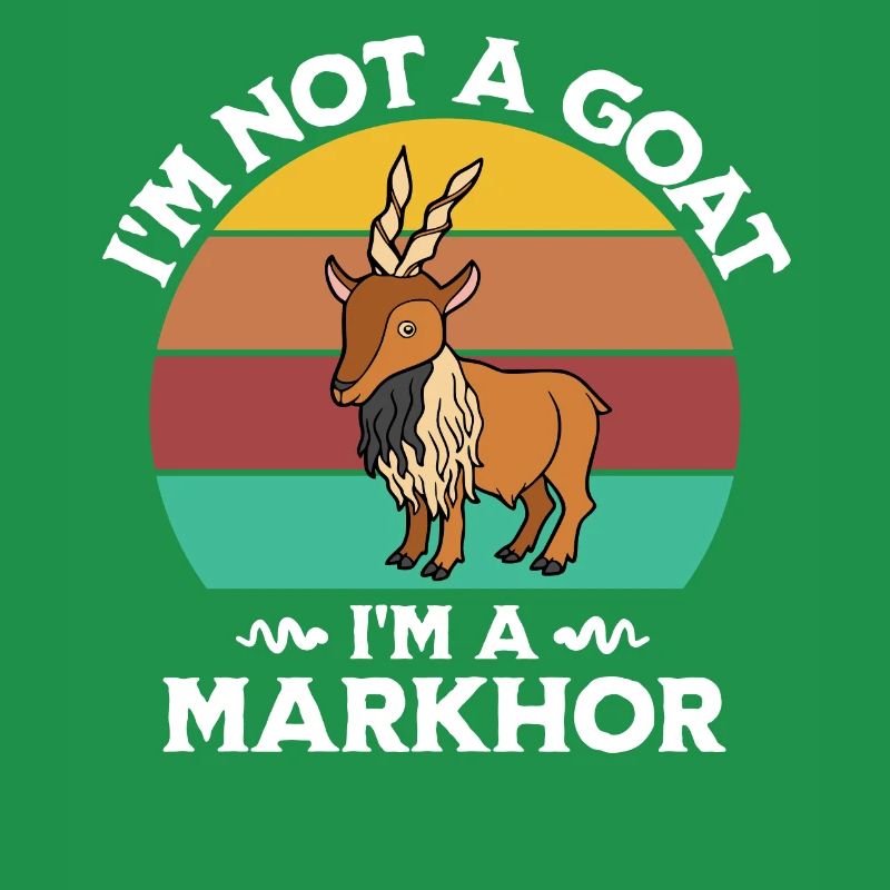 Schraubenziege Spruch Markhor