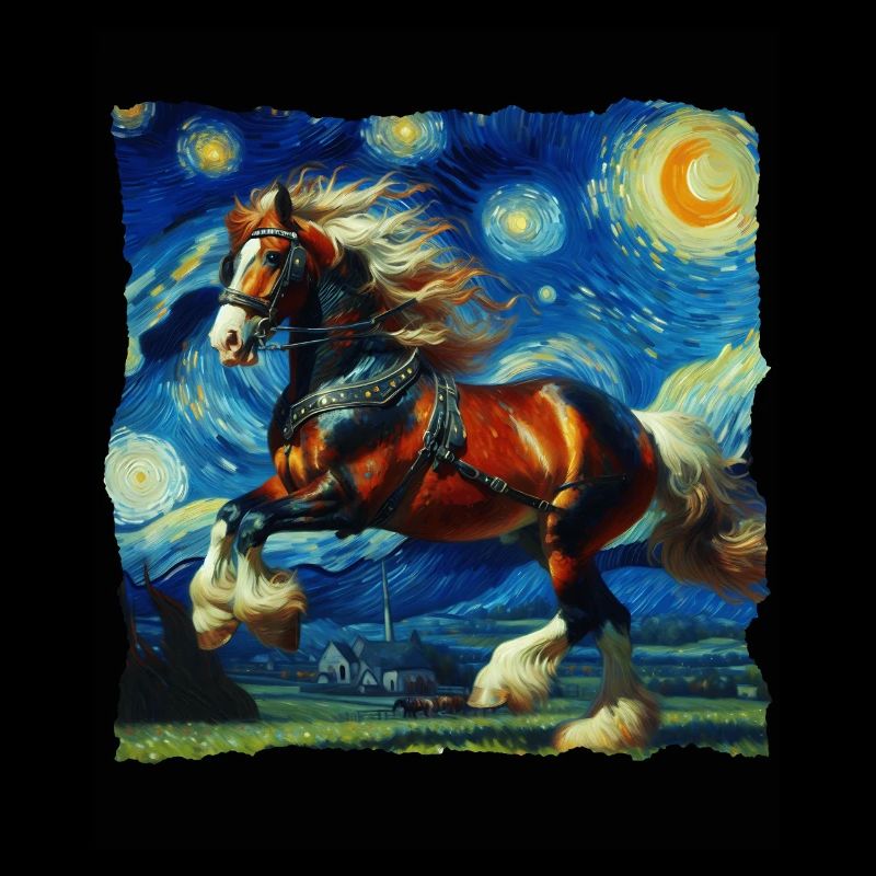 Cheval de la Comté, Nuit étoilée