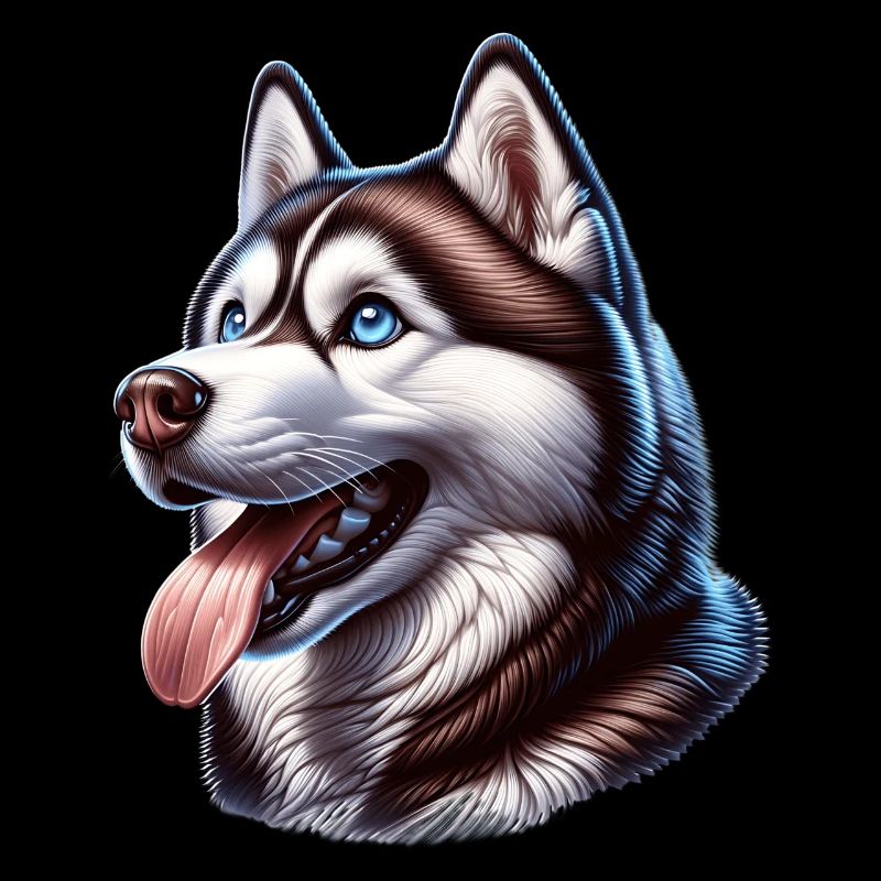 Schlittenhund Husky
