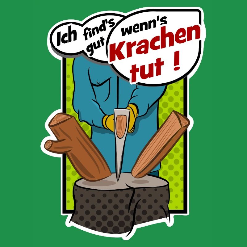 Holz hacken Axt Geschenk Idee