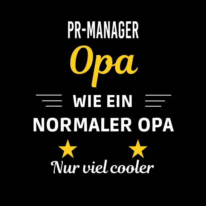 Opa wie ein normaler nur viel cooler PR-Manager