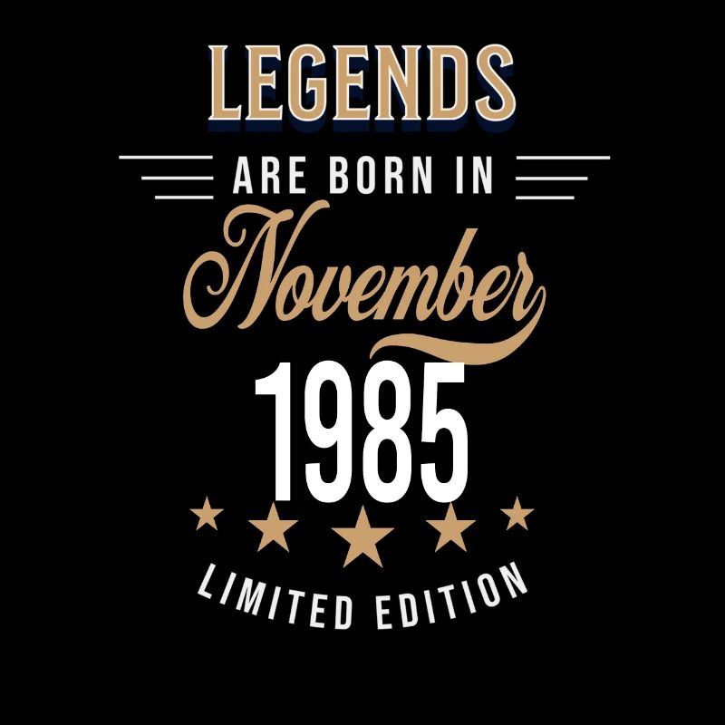 Legenden werden im November 1985 geboren