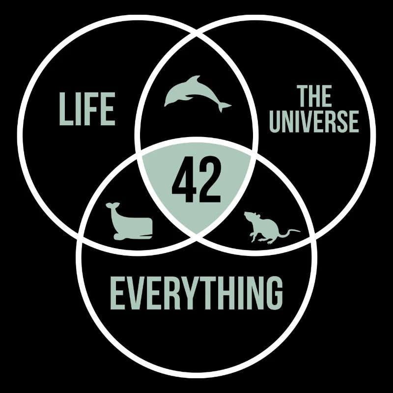42 Réponse à Toute vie Univers Nombre 42