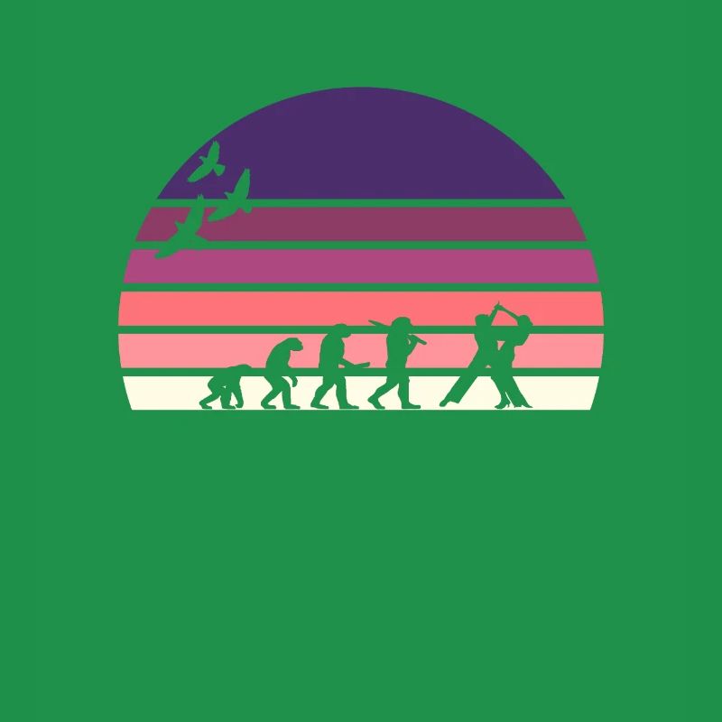 retro vintage sunset évolution DANSE