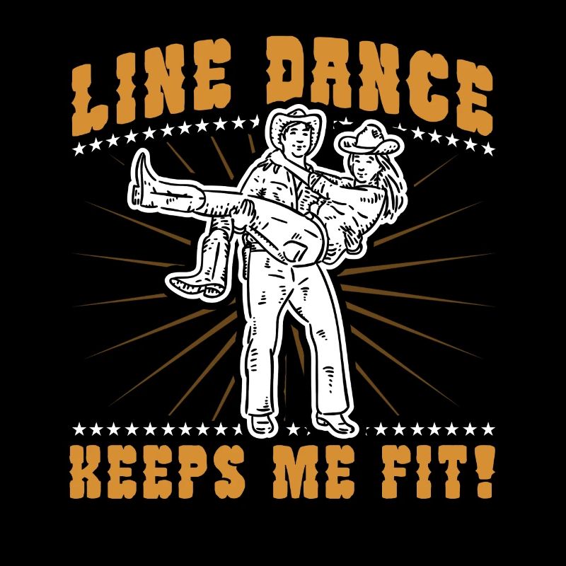 Line Dance Dancer Dance Group Cowboy Western Dancing