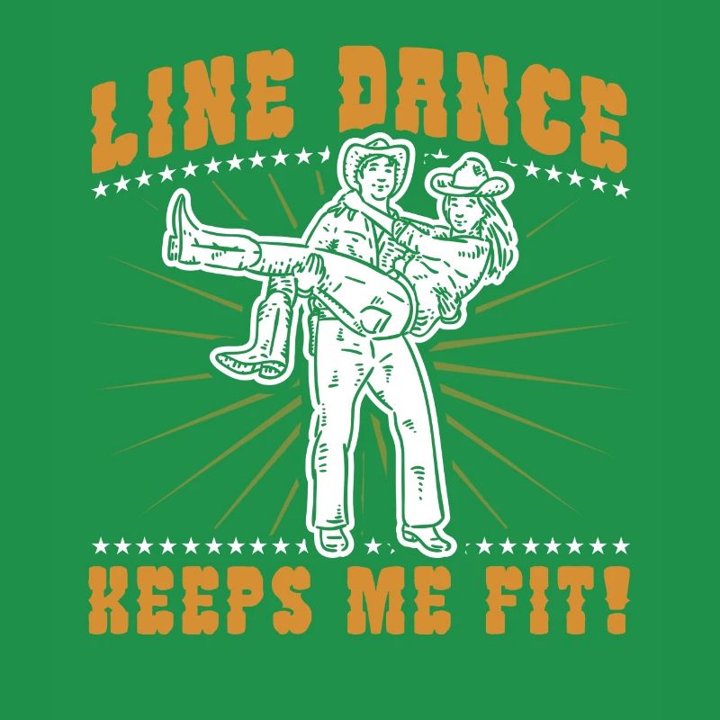 Line Dance Dancer Dance Group Cowboy Western Dancing