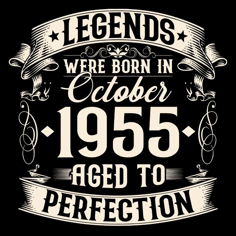 October Born 1955 Legends Birthday