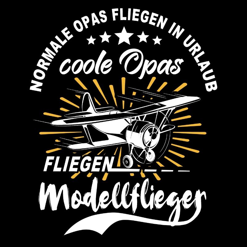 Modellflieger Opa Modellflug Modellfliegen