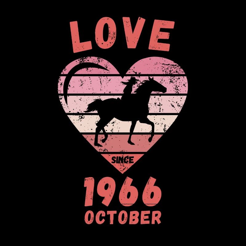 Amour équitation Anniversaire Octobre 1966