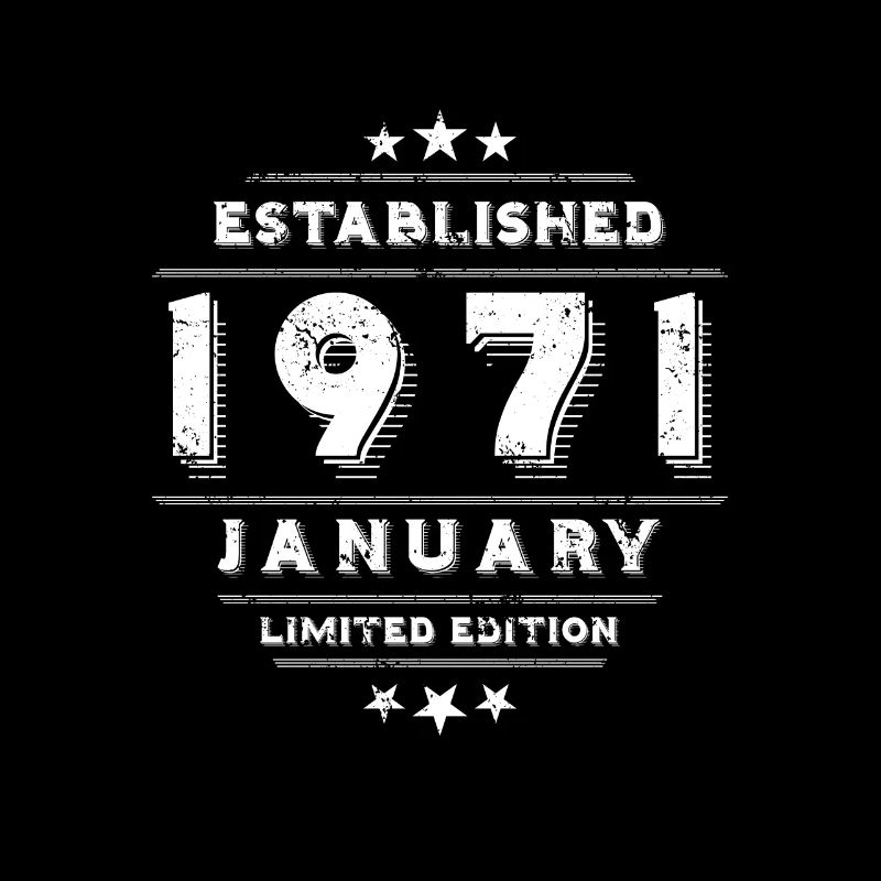 Geburtstag im Januar 1971 - January