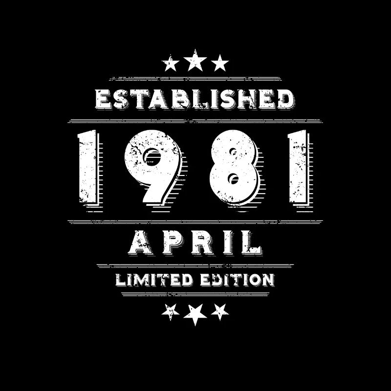 Geburtstag im April 1981 - April