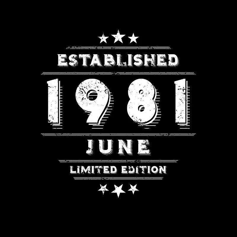 Geburtstag im Juni 1981 - June