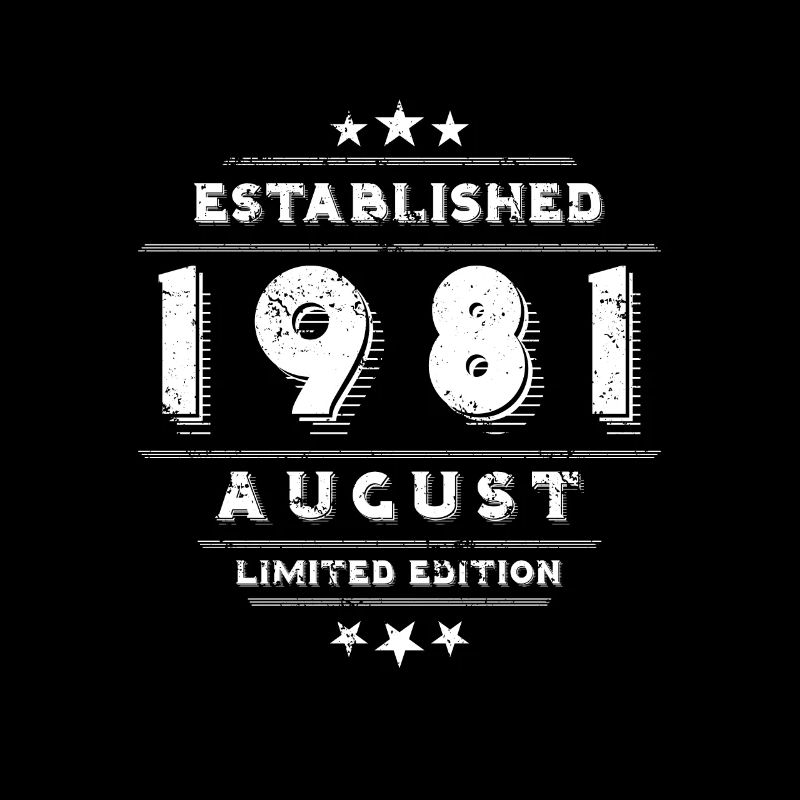 Geburtstag im August 1981 - August