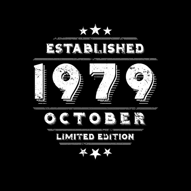 Birthday in October 1979 - October