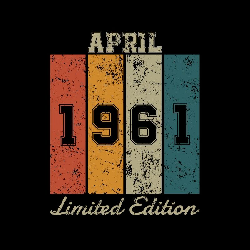 Geburtstag: April 1961 - Limited Edition Retro