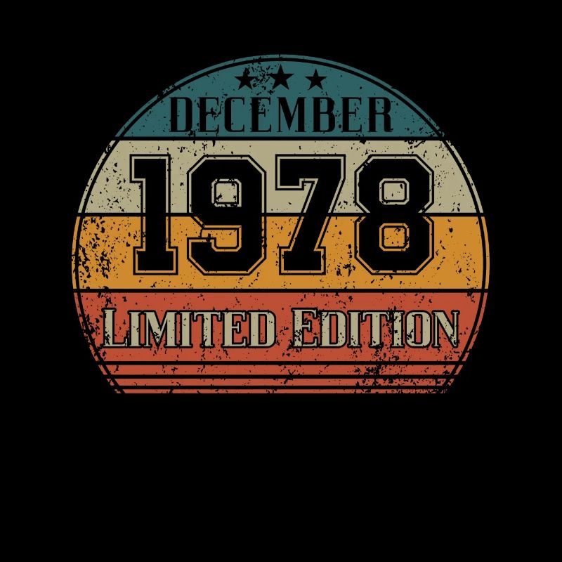 Geburtstag - Limited Edition Dezember 1978