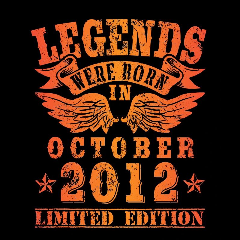 Legends sont nés en Octobre 2012 Anniversaire