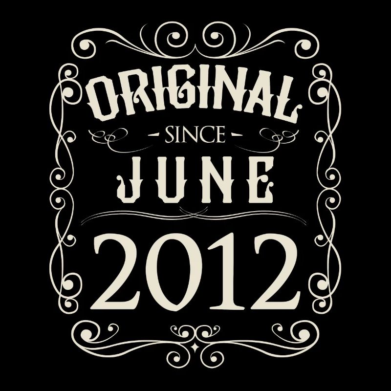 Vintage - Original since Juni 2012 Geburtstag